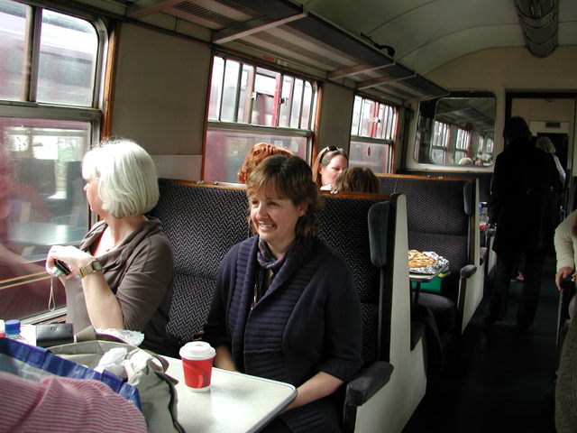 Sue Pearson with Ann Oliver

